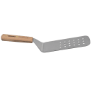 Dexter Russell P2386C-8 8"x3" Perforated Turner w/ Beech Handle, Carbon Steel thumbnail 3