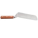 Dexter Russell PS8698 8"x3" Perforated Turner w/ Rosewood Handle, Stainless Steel thumbnail 5