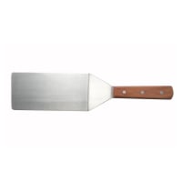 Dexter Russell S8699 8x4" Stiff Offset Steak Turner w/ Rosewood Handle & Stainless Blade thumbnail 2