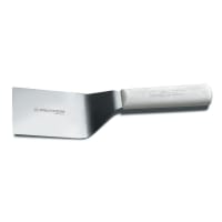 Dexter Russell S285-3 SANI-SAFE® 4"x3" Hamburger Turner w/ Polypropylene White Handle, Stainless Steel thumbnail 2