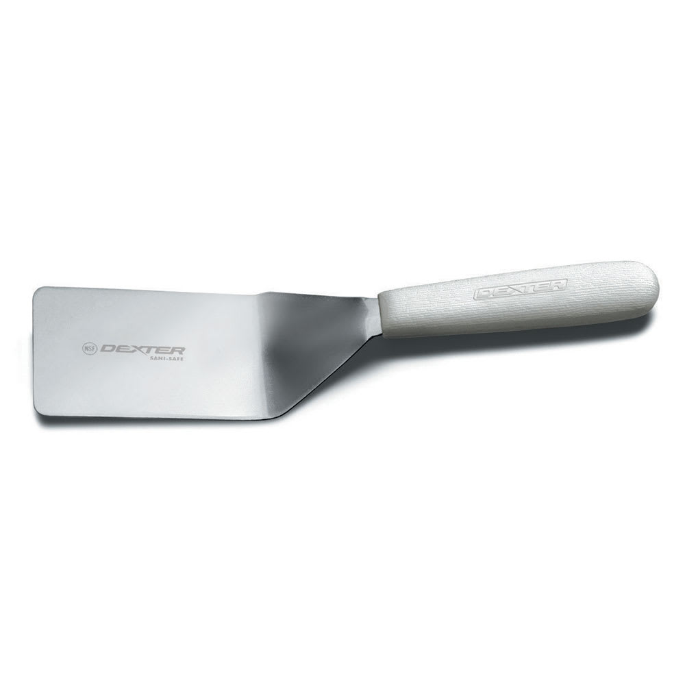 Dexter Russell S172 SANI-SAFE® 4"x2 1/2" Pancake Turner w/ Polypropylene Handle, Stainless Steel