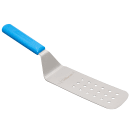 Dexter Russell PS286-8C-PCP SANI-SAFE® 8"x 3" Perforated Turner w/ Polypropylene Blue Handle, Stainless Steel thumbnail 2