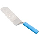 Dexter Russell PS286-8C-PCP SANI-SAFE® 8"x 3" Perforated Turner w/ Polypropylene Blue Handle, Stainless Steel thumbnail 4