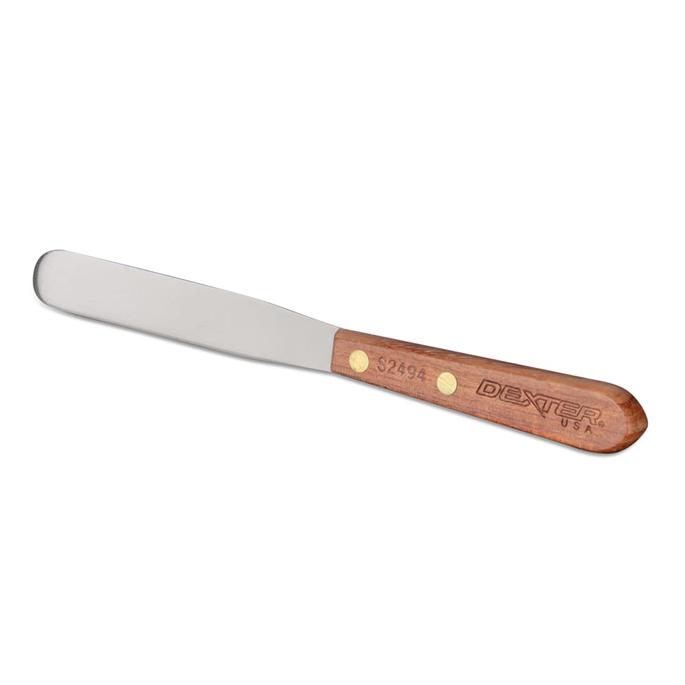 Dexter Russell S2494PCP 4" Decorating & Icing Spatula w/ Rosewood Handle, Stainless Steel