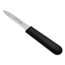 Dexter Russell SG104B-PCP 3 1/4" Paring Knife w/ Soft Black Rubber Handle, Carbon Steel thumbnail 2
