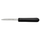 Dexter Russell SG104B-PCP 3 1/4" Paring Knife w/ Soft Black Rubber Handle, Carbon Steel thumbnail 3