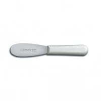 Dexter Russell SG173PCP 3 1/4" Sandwich Spreader w/ Soft White Rubber Handle, Carbon Steel thumbnail 3