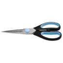 Dexter Russell SGS01B-CP Poultry Shears w/ Soft White Rubber Handle, Carbon Steel thumbnail 4