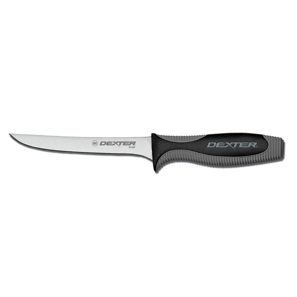 Dexter Russell V136F-PCP 6" Boning Knife w/ Soft Rubber Handle, Carbon Steel