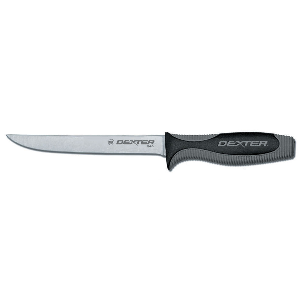 Dexter Russell V136N-PCP 6" Boning Knife w/ Soft Rubber Handle, Carbon Steel