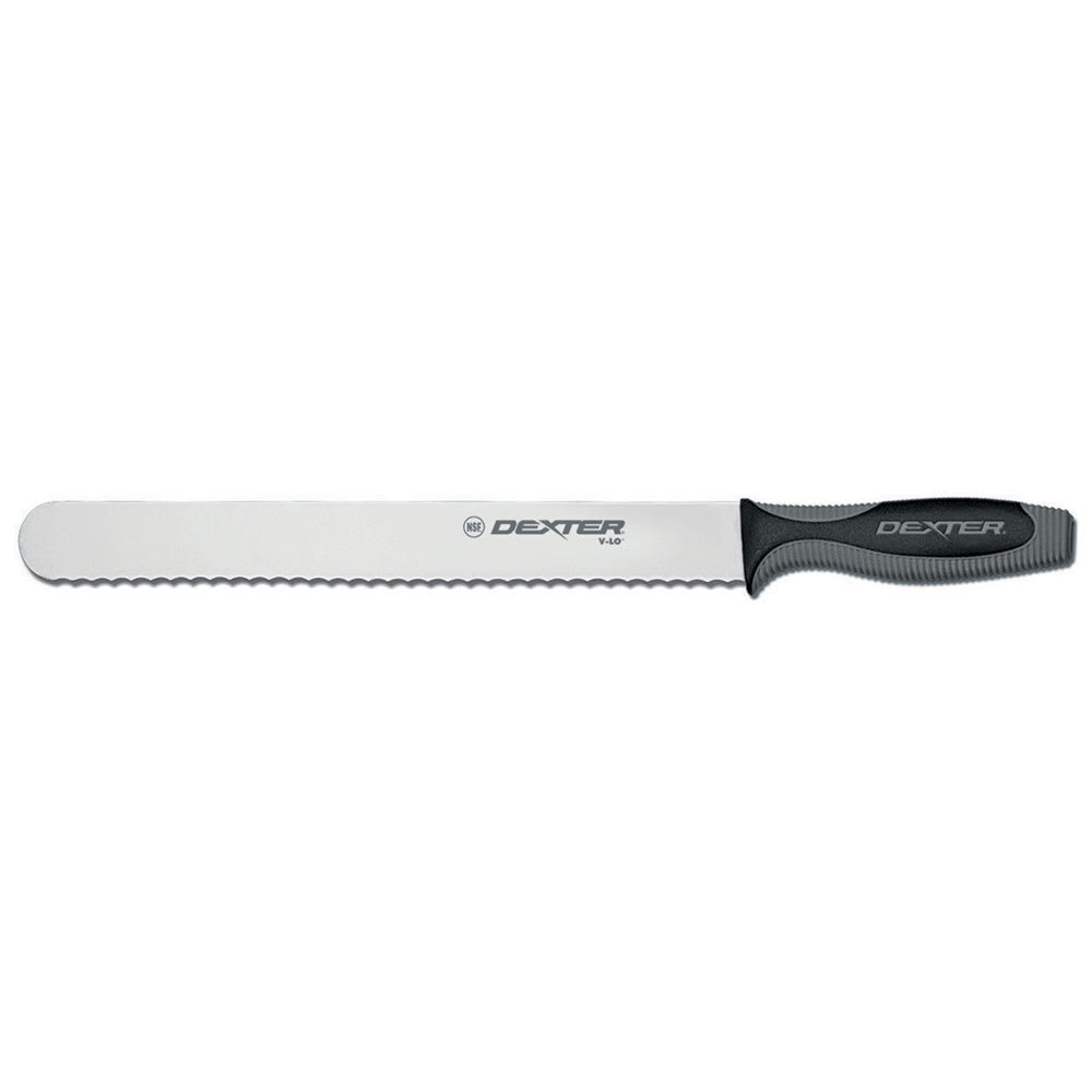 Dexter Russell V140-12SC-PCP 12" Slicer w/ Soft Rubber Handle, Carbon Steel