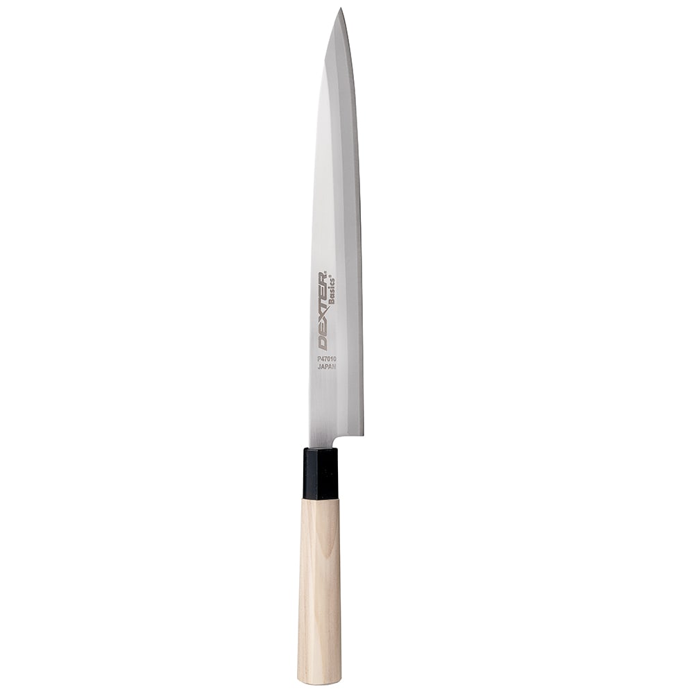 Dexter Russell P47010 10" Sushi Knife w/ Magnolia Wood Handle, Stainless Steel
