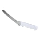 Dexter Russell P94807 8" Sandwich Knife w/ Polypropylene White Handle, Carbon Steel thumbnail 2