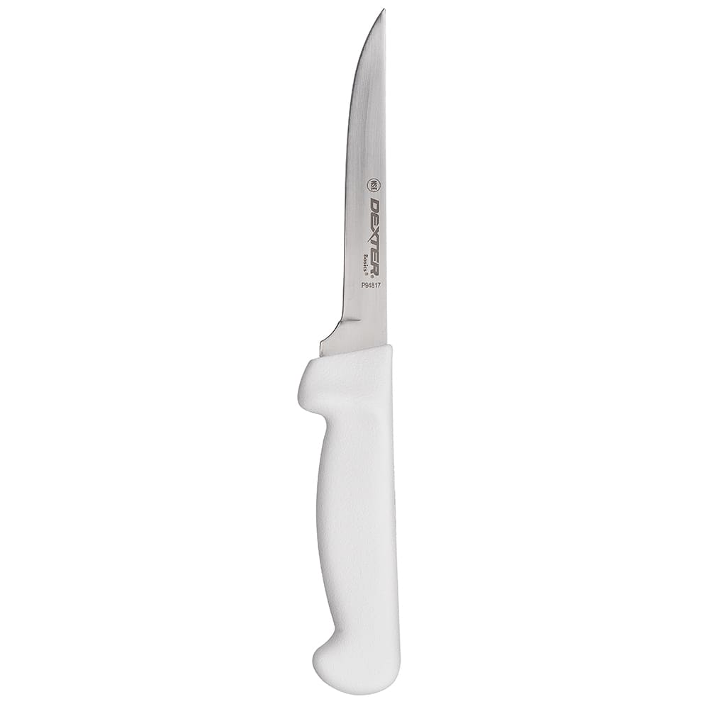 Dexter Russell P94817 5" Boning Knife w/ Polypropylene White Handle, Carbon Steel
