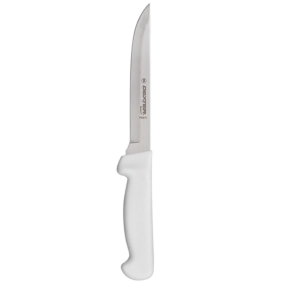 Dexter Russell P94819 6" Boning Knife w/ Polypropylene White Handle, Carbon Steel