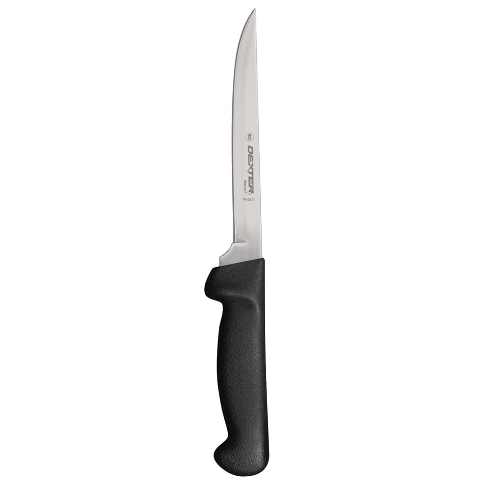 Dexter Russell P94821B 6" Boning Knife w/ Polypropylene Black Handle, Carbon Steel