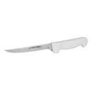 Dexter Russell P94847 6" Utility Knife w/ Polypropylene White Handle, Carbon Steel thumbnail 2