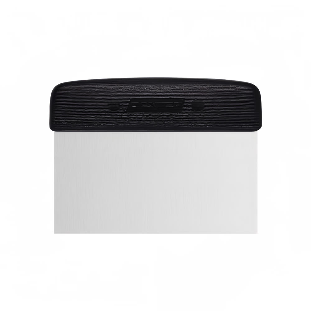 Dexter Russell 17303B SANI-SAFE® Dough Cutter/Scraper w/ Black Handle - 6" x 3", Stainless Steel