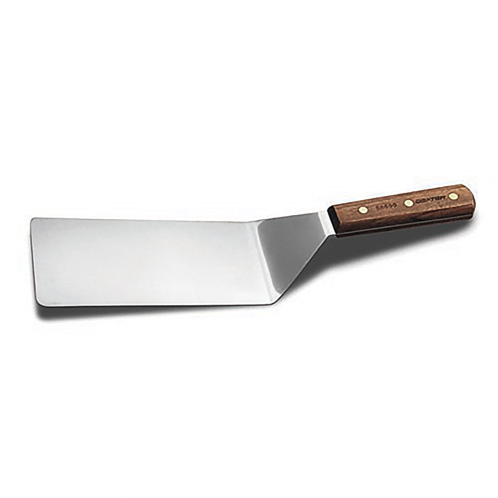 Dexter Russell S8699PCP 8" x 4" Steak Turner w/ Rosewood Handle, Stainless Steel