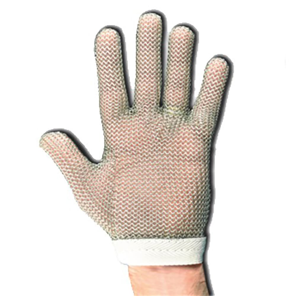 Dexter Russell SSG2-M-PCP SANI-SAFE® Medium Cut Resistant Glove - Stainless Steel Mess w/ Nylon Cinch Strap