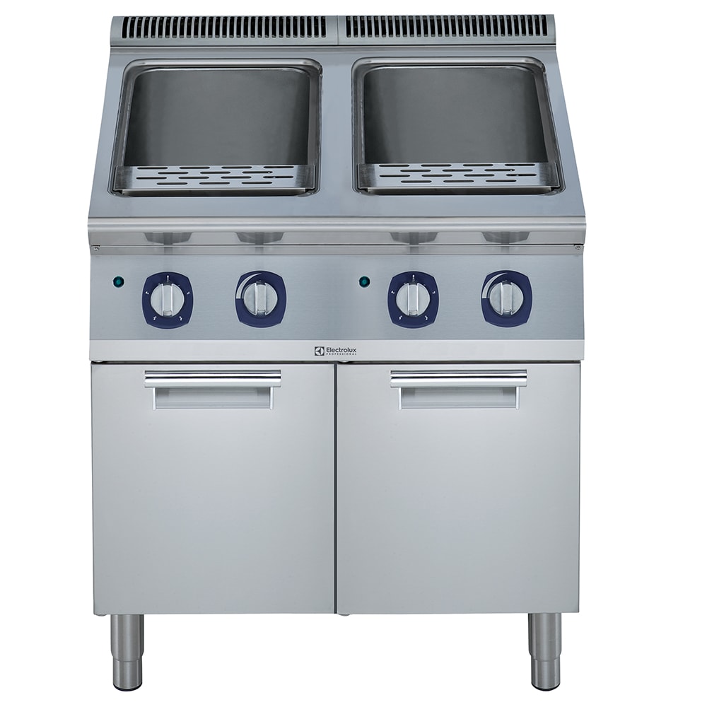 Electrolux Professional 391204 Pasta Cooker, (2) 10 1/2 gal Tank, Auto Starch Removal, 66 lb/hr Capacity, 208/3 V