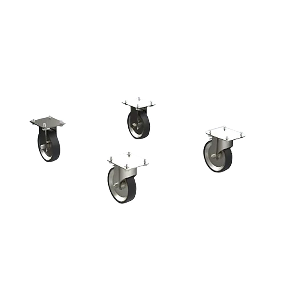 Alto-Shaam 4007 Casters, 5", 2 Rigid, 2 Swivel w/ Brake (Set of 4)
