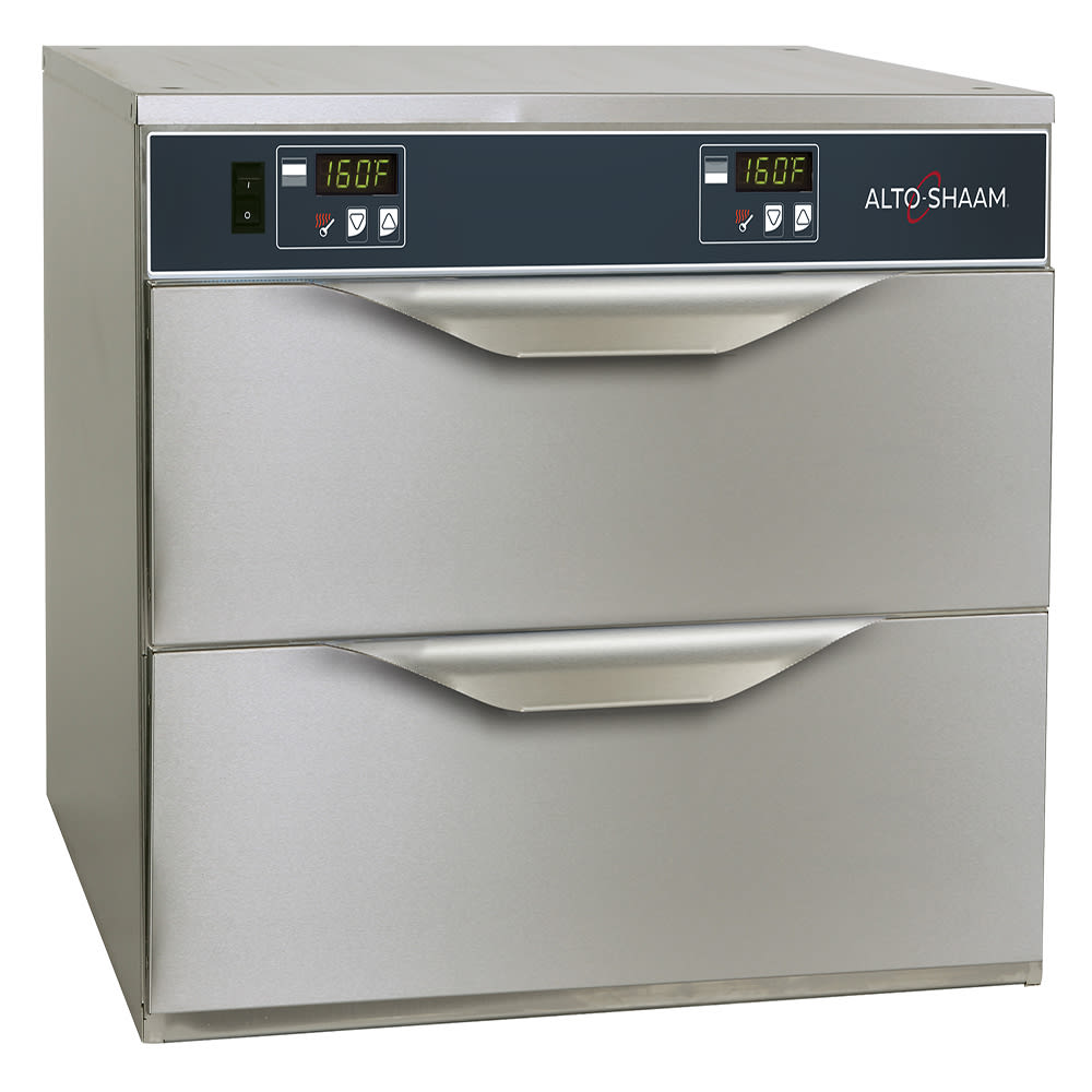 Alto-Shaam 500-2DI 24.63"W Freestanding Warming Drawer w/ (2) 23" Compartments, 120v