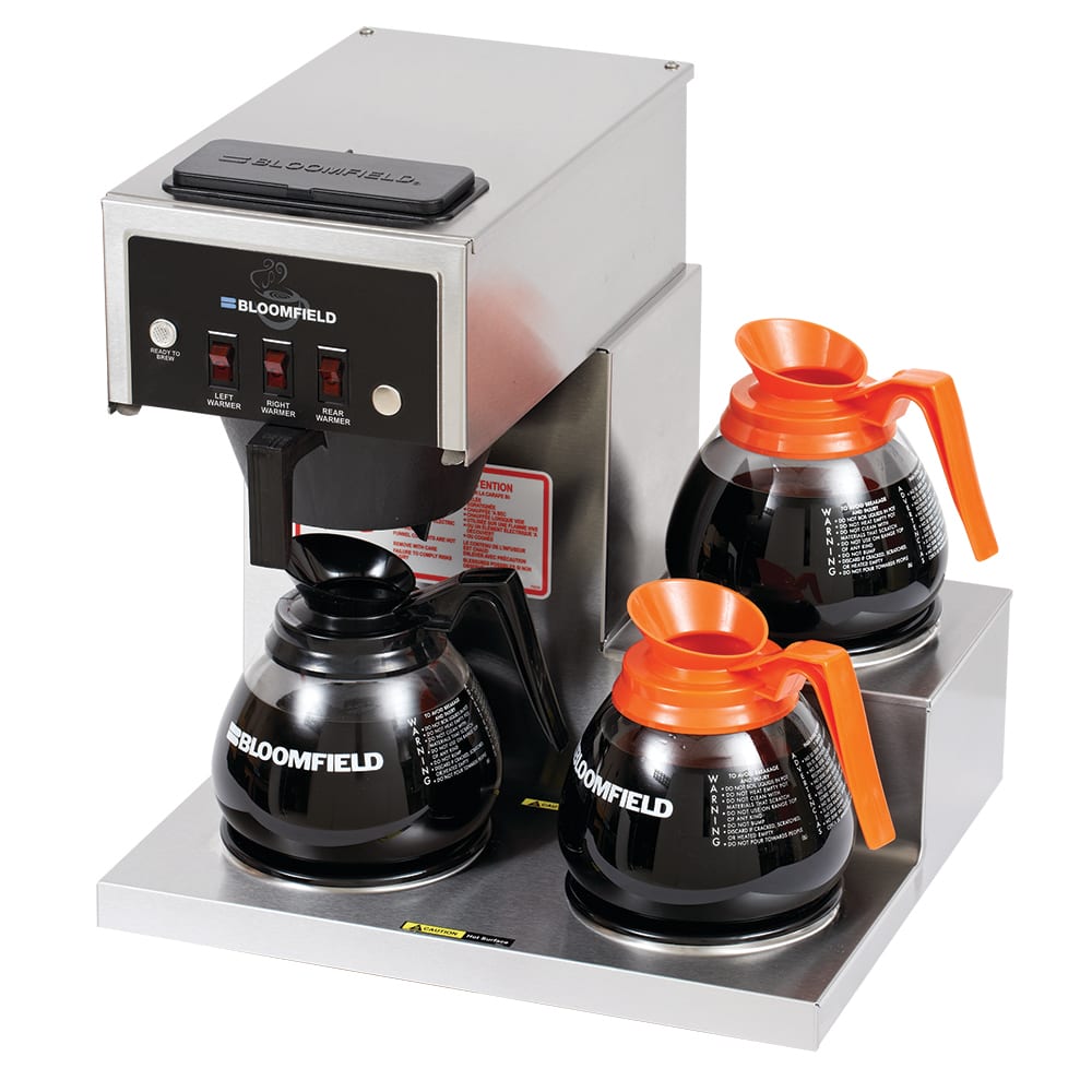 Bloomfield 8571-D3 Low Volume Decanter Coffee Maker - Pourover, 1/2 gal/hr, 120v