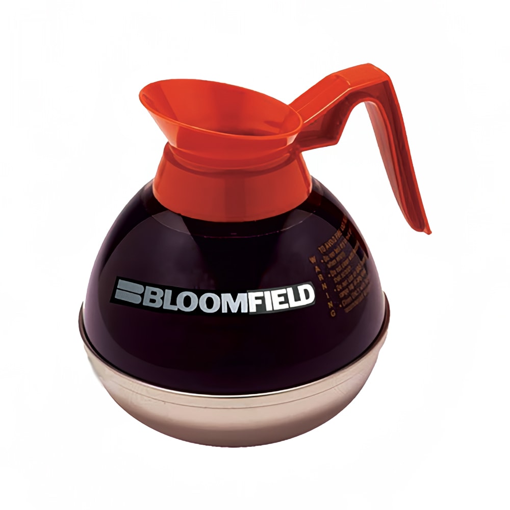 Bloomfield DCF8885O3 Plastic & Stainless Unbreakable Decaf Decanter w/ Orange Handle