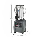 Waring CB15TSF Countertop Food Blender w/ Metal Container thumbnail 3