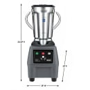 Waring CB15V Countertop Food Blender w/ Metal Container thumbnail 6