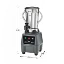 Waring CB15VSF Countertop Food Blender w/ Metal Container thumbnail 3