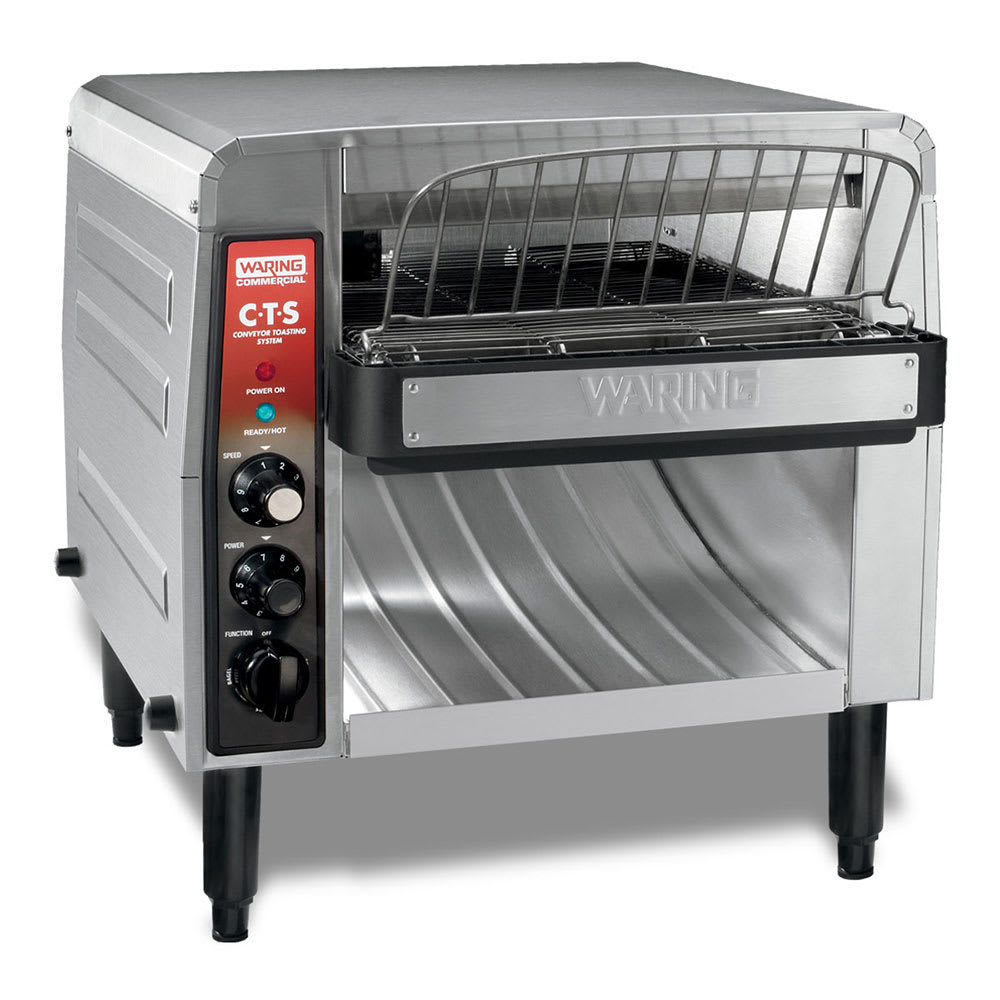 Waring CTS1000B Conveyor Toaster - 1000 Slices/hr w/ 2" Product Opening, 208v/1ph