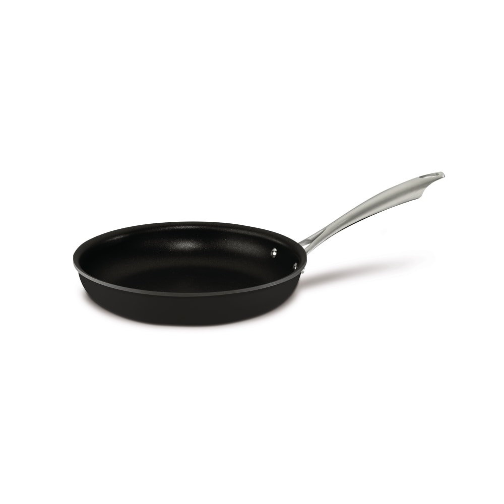 Cuisinart DSA22-24WH 10" Anodized Aluminum Frying Pan w/ Hollow Metal Handle, Black