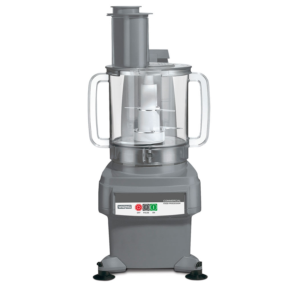 Waring FP2200 1 Speed Continuous Feed Food Processor w/ 4 qt Bowl, 120v