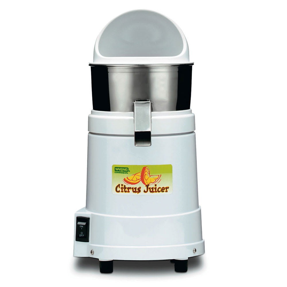 Waring JC4000 Heavy Duty Juicer w/ Universal Citrus Reamer & Stainless Collector