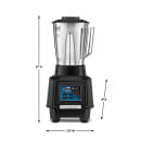 Waring TBB160S4 Countertop All Purpose Blender w/ Metal Container thumbnail 4
