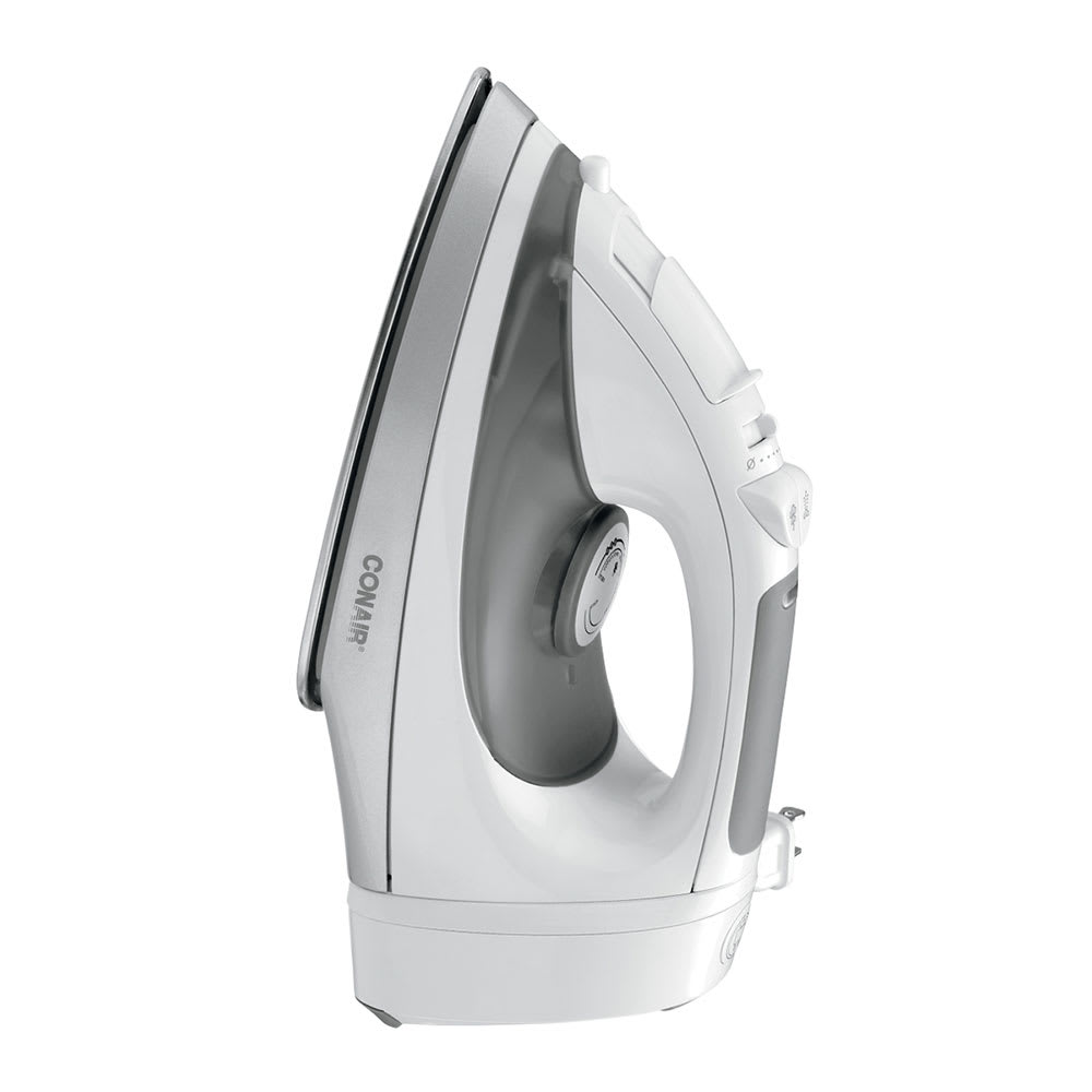 Conair Hospitality Steam Iron w/ Retractable Cord - Adjustable Temperature Control, White, 120v (WCI306R)