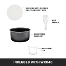 Waring WRC40 40 Cup Electric Rice Cooker/Warmer w/ Digital Controls, 120v thumbnail 12