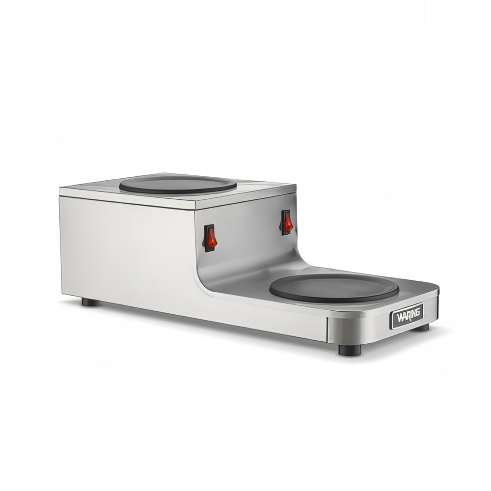 Waring WCW20R Double Step Up Coffee Warmer, 120v