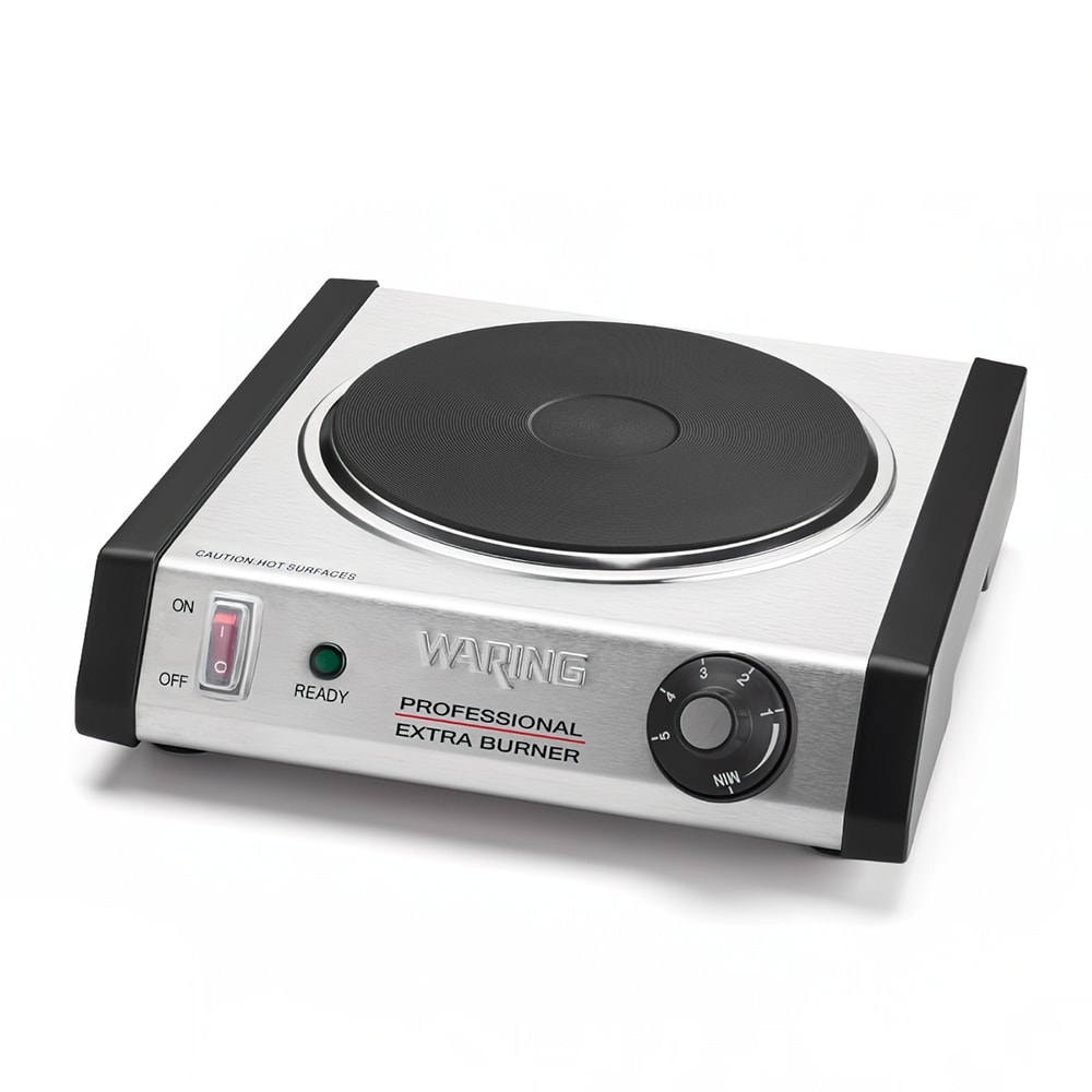 Waring WEB300 11" Electric Hotplate w/ (1) Burner & Infinite Controls, 120v