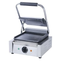 Waring WFG150 Single Commercial Panini Press w/ Cast Iron Smooth Plates, 120v thumbnail 6