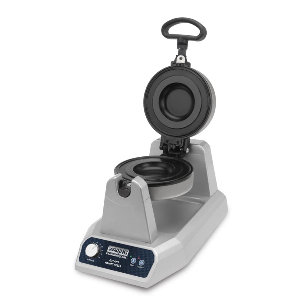 Waring WICSP180 Single Commercial Panini Press w/ Aluminum Smooth Plates, 120v