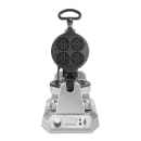 Waring WMB400X Single Mini Belgian Waffle Maker w/ Cast Aluminum Grids, 1200W thumbnail 3
