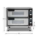Waring WPO350 Countertop Double Multi-Purpose Deck Oven - 240v thumbnail 7
