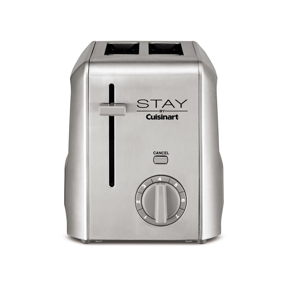 Cuisinart WST240 2 Slice Toaster w/ Crumb Tray - Stainless Steel, 120v