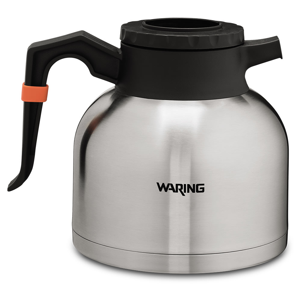 Waring WTC64 64 oz Thermal Carafe w/ Brew Thru Lid - Vacuum Insulated, Stainless