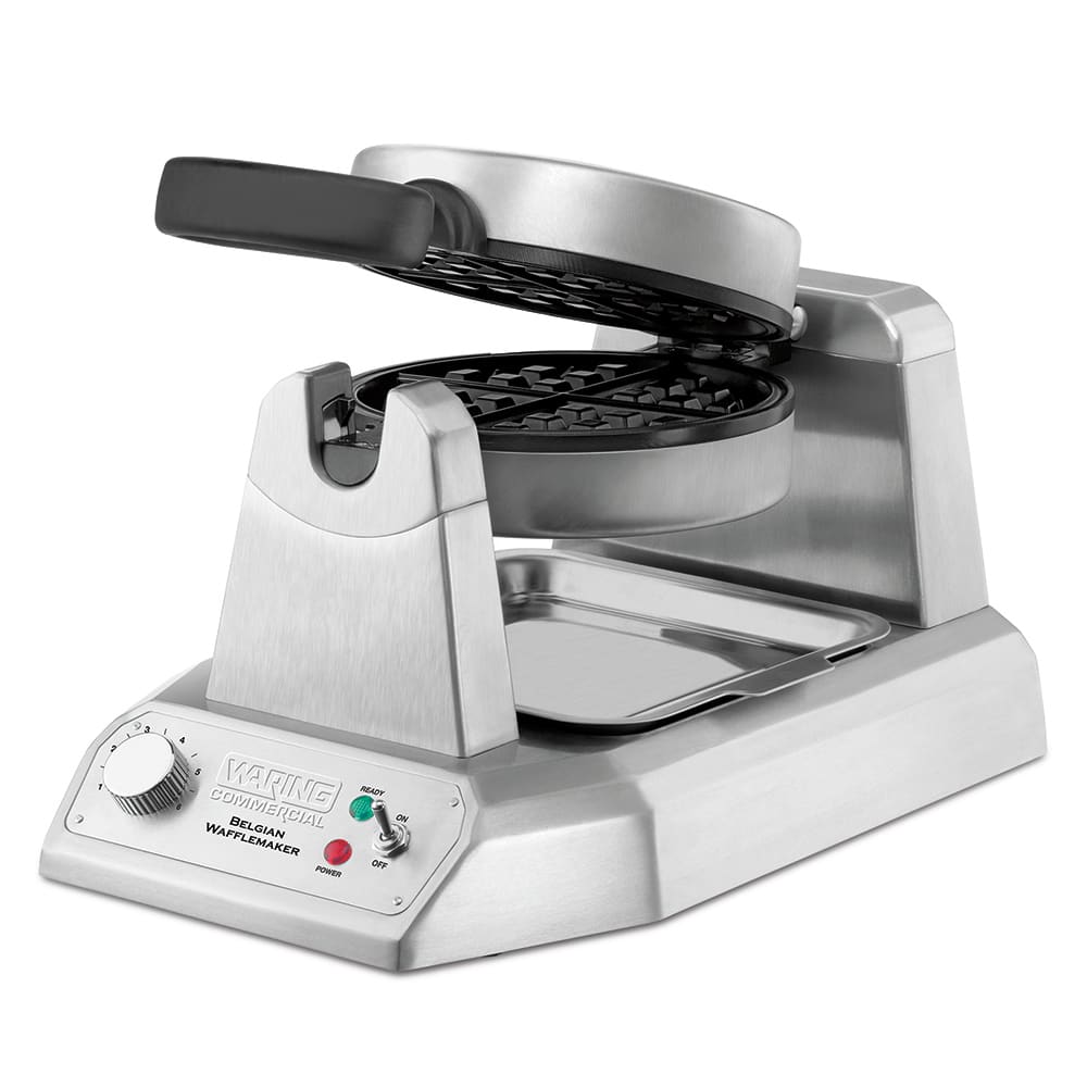 Waring WW180X Single Classic Belgian Waffle Maker w/ Cast Aluminum Grids, 1200W