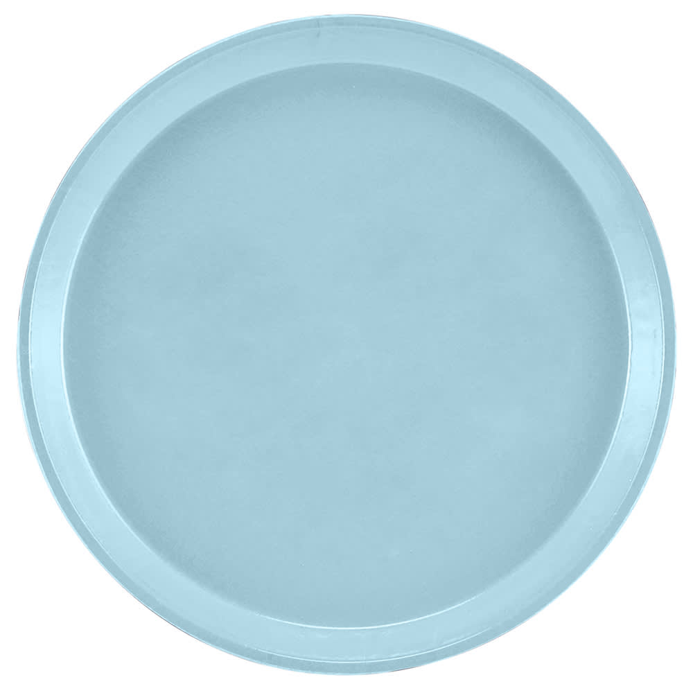 Cambro 1000177 10" Round Serving Camtray - Fiberglass, Sky Blue