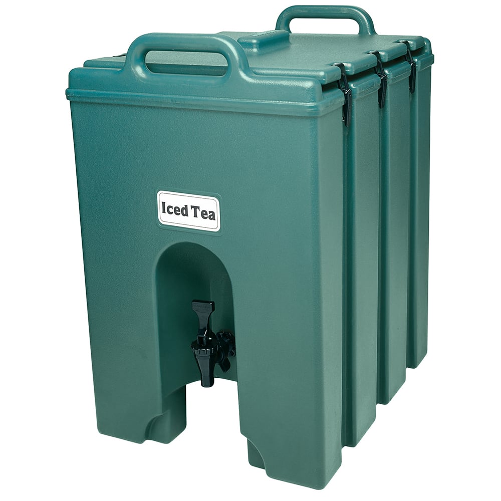 Cambro 1000LCD519 10 gal Camtainer® Insulated Beverage Dispenser, Kentucky Green